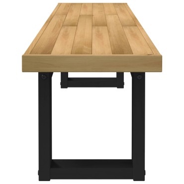vidaXL Καθιστικό Σαλονιού NOAIN 160x41x45cm Στερεό πεύκο Φυσικό