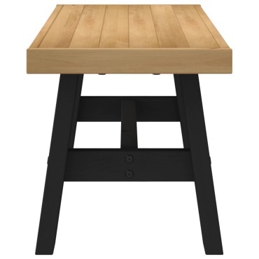 vidaXL Καθιστικό Σαλονιού NOAIN 120x41x45cm Στερεό πεύκο Φυσικό