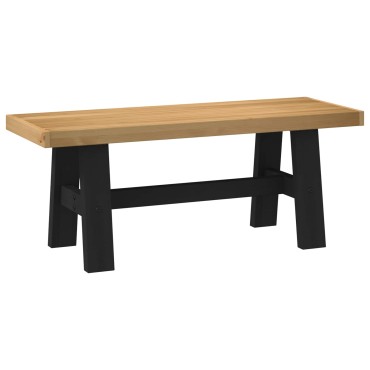 vidaXL Καθιστικό Σαλονιού NOAIN 120x41x45cm Στερεό πεύκο Φυσικό
