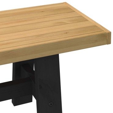 vidaXL Καθιστικό Σαλονιού NOAIN 120x41x45cm Στερεό πεύκο Φυσικό