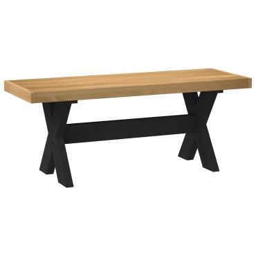 vidaXL Καθιστικό Σαλονιού NOAIN 120x41x45cm Στερεό πεύκο Φυσικό