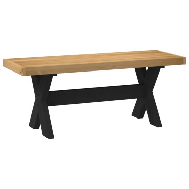 vidaXL Καθιστικό Σαλονιού NOAIN 120x41x45cm Στερεό πεύκο Φυσικό