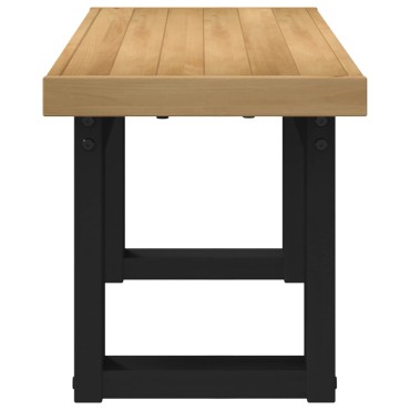vidaXL Καθιστικό Σαλονιού NOAIN 120x41x45cm Στερεό πεύκο Φυσικό