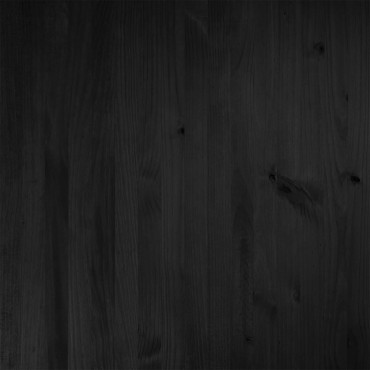 vidaXL Καθιστικό Σαλονιού NOAIN 120x41x45cm Στερεό πεύκο Μαύρο