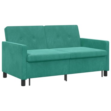 vidaXL Κρεβάτι καναπές Τιρκουάζ Ύφασμα 154x94,5x80,5cm