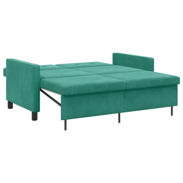 vidaXL Κρεβάτι καναπές Τιρκουάζ Ύφασμα 154x94,5x80,5cm
