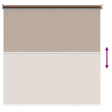 vidaXL Ρολό εξωτερικής χρήσης με UV προστασία Taupe