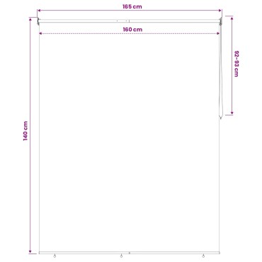 vidaXL Ρολό εξωτερικής χρήσης με UV προστασία Taupe