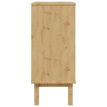 vidaXL Κουτί με συρτάρια με συρτάρι OTTA Μαύρο 76,5x39,5x90cm