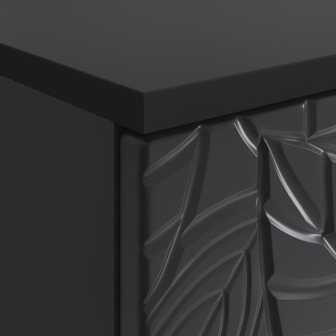 vidaXL Γραφείο Μαύρο 142,5x50x75cm Επεξεργασμένο Ξύλο 1 τεμ.