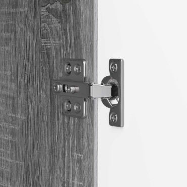 vidaXL Γραφείο Γκρι Sonoma 142,5x50x75cm Επεξεργασμένο Ξύλο 1 τεμ.