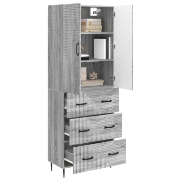 vidaXL Σέτ Ντουλαπιών 2 τεμ. 66x34,5x90cm Επεξεργασμένο Ξύλο