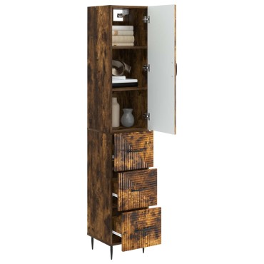 vidaXL Σέτ Ντουλαπιών 2 τεμ. 33x34,5x90cm Επεξεργασμένο Ξύλο