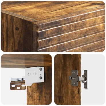 vidaXL Σέτ Ντουλαπιών 2 τεμ. 33x34,5x90cm Επεξεργασμένο Ξύλο