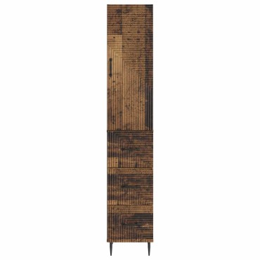 vidaXL Σέτ Ντουλαπιών 2 τεμ. 33x34,5x90cm Επεξεργασμένο Ξύλο