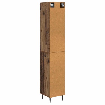 vidaXL Σέτ Ντουλαπιών 2 τεμ. 33x34,5x90cm Επεξεργασμένο Ξύλο
