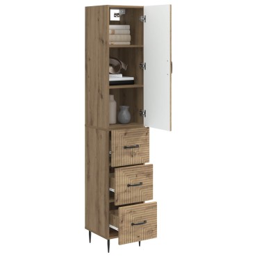 vidaXL Σέτ Ντουλαπιών 2 τεμ. 33x34,5x90cm Επεξεργασμένο Ξύλο