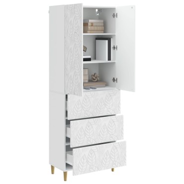 vidaXL Σέτ Ντουλαπιών 2 τεμ. 66x34,5x90cm Επεξεργασμένο Ξύλο