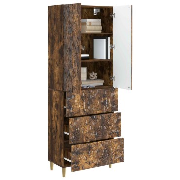 vidaXL Σέτ Ντουλαπιών 2 τεμ. 66x34,5x90cm Επεξεργασμένο Ξύλο