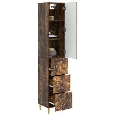vidaXL Σέτ Ντουλαπιών 2 τεμ. 33x34,5x90cm Επεξεργασμένο Ξύλο