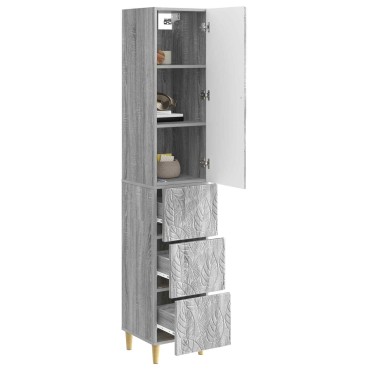 vidaXL Σέτ Ντουλαπιών 2 τεμ. 33x34,5x90cm Επεξεργασμένο Ξύλο