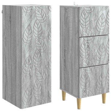 vidaXL Σέτ Ντουλαπιών 2 τεμ. 33x34,5x90cm Επεξεργασμένο Ξύλο