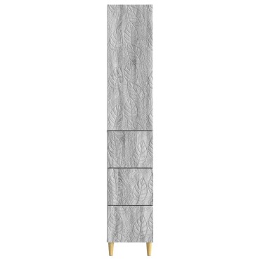 vidaXL Σέτ Ντουλαπιών 2 τεμ. 33x34,5x90cm Επεξεργασμένο Ξύλο