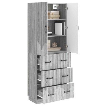 vidaXL Σέτ Ντουλαπιών 2 τεμ. 66x34,5x87cm Επεξεργασμένο Ξύλο