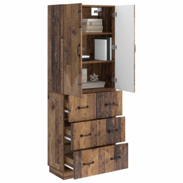 vidaXL Σέτ Ντουλαπιών 2 τεμ. 66x34,5x87cm Επεξεργασμένο Ξύλο
