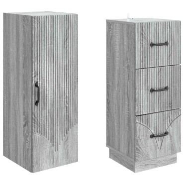 vidaXL Σέτ Ντουλαπιών 2 τεμ. 33x34,5x87cm Επεξεργασμένο Ξύλο