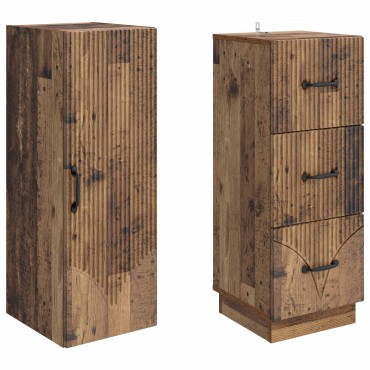 vidaXL Σέτ Ντουλαπιών 2 τεμ. 33x34,5x87cm Επεξεργασμένο Ξύλο