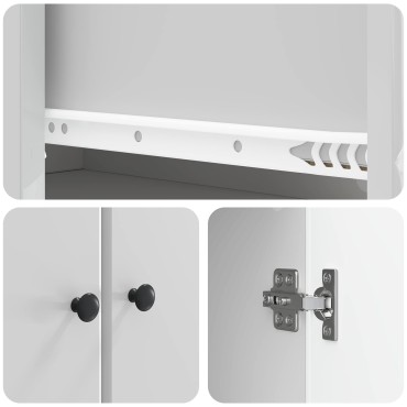 vidaXL Σέτ Ντουλαπιών 2 τεμ. 34,5x34,5x90cm Επεξεργασμένο Ξύλο