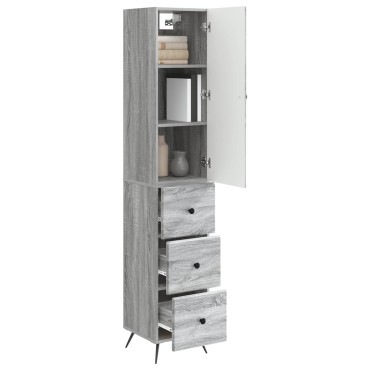 vidaXL Σέτ Ντουλαπιών 2 τεμ. 34,5x34,5x90cm Επεξεργασμένο Ξύλο
