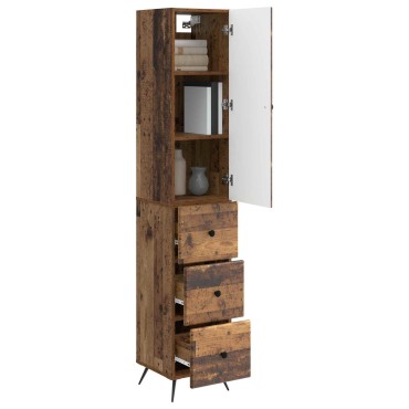 vidaXL Σέτ Ντουλαπιών 2 τεμ. 34,5x34,5x90cm Επεξεργασμένο Ξύλο