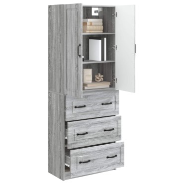 vidaXL Σέτ Ντουλαπιών 2 τεμ. 66x34,5x87cm Επεξεργασμένο Ξύλο