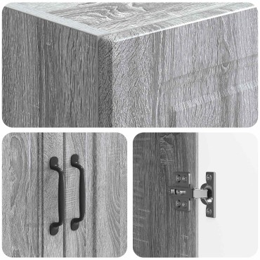 vidaXL Σέτ Ντουλαπιών 2 τεμ. 66x34,5x87cm Επεξεργασμένο Ξύλο