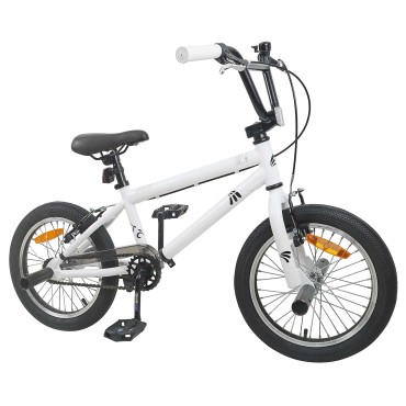 vidaXL BMX Ποδήλατο 20 ίντσες για πάνω από 9 ετών Λευκό