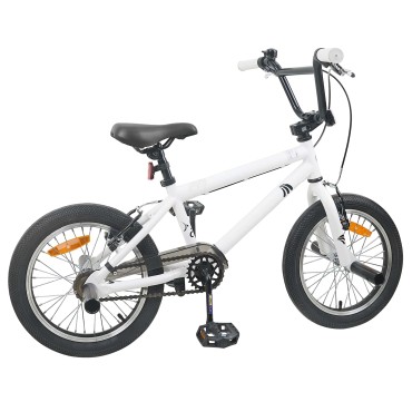 vidaXL BMX Ποδήλατο 20 ίντσες για πάνω από 9 ετών Λευκό