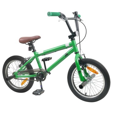 vidaXL BMX Ποδήλατο 18 ίντσες για 7-10 ετών Πράσινο
