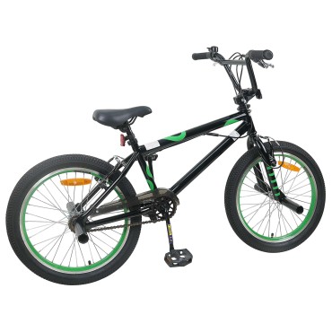 vidaXL BMX Ποδήλατο 20 ίντσες για πάνω από 9 ετών Μαύρο