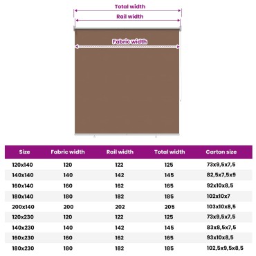 vidaXL Ρολό εξωτερικής χρήσης με UV προστασία Taupe