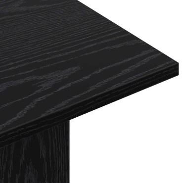 vidaXL Τραπέζι κονσόλας Μαύρη Δρυς 100x30x75cm Επεξεργασμένο Ξύλο