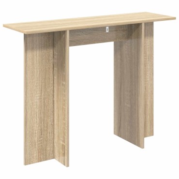 vidaXL Τραπέζι κονσόλας Sonoma Δρυς 100x30x75 εκ