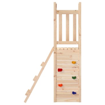 vidaXL Παιδική Χαρά Εξωτερικού Χώρου 53x46,5x169 εκ. Μασίφ Ξύλο Πεύκου