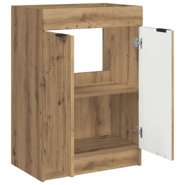 vidaXL Ντουλάπι κάτω από τον νιπτήρα Artisan Δρυς 56x37,5x81 εκ 1 τεμ.