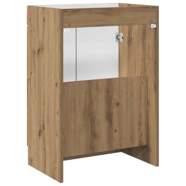 vidaXL Ντουλάπι κάτω από τον νιπτήρα Artisan Δρυς 56x37,5x81 εκ 1 τεμ.