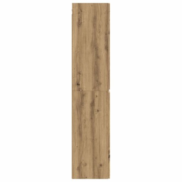 vidaXL Τοίχου Ντουλάπα Μπάνιου Artisan Δρυς 33x34,5x160 εκ 1 τεμ.