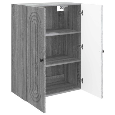 vidaXL Τοίχου Ντουλάπα Γκρι Sonoma 66x34,5x90 εκ