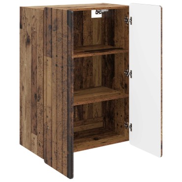 vidaXL Τοίχου Ντουλάπα Παλαιωμένο ξύλο 66x34,5x92cm