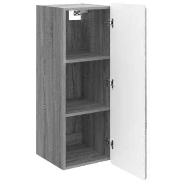 vidaXL Τοίχου Ντουλάπα Γκρι Sonoma 33x34,5x94cm